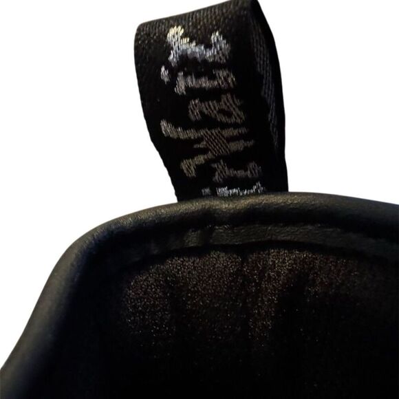 Dr. Martens 1460 Junior Kids Black Glitter Lace Up Boots Size 6 Big Girls - Picture 9 of 15